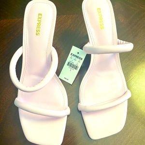 Pink Express kitten heel Sandals